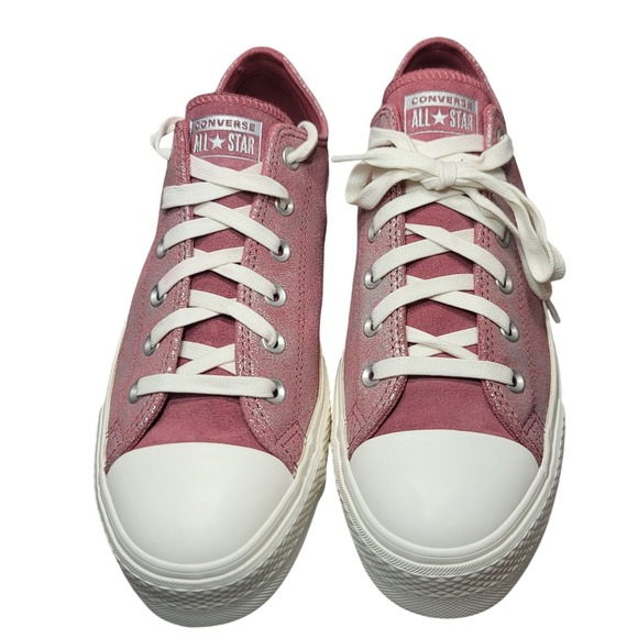 Converse Chuck Taylor All Star Lift Ox Mauve Platform Sneakers Women's Shoes - Picture 8 of 11